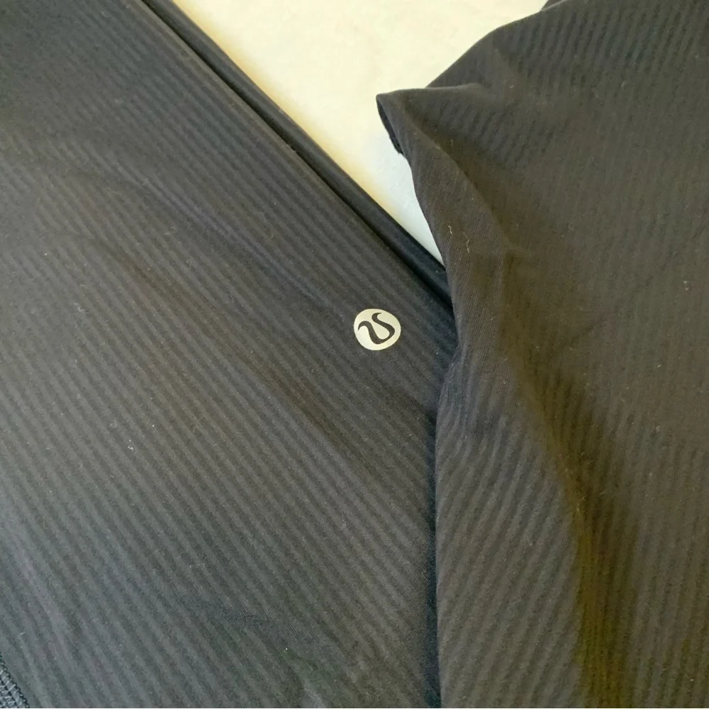 Lululemon Ribbed Wunder Train Leggings Full Length Black